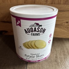 Augason Farms Dehydrated Potato Slices Exp Dec 2046 Survival Prepping 10 Can
