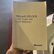 MICROSOFT MS-DOS User's Guide And Reference