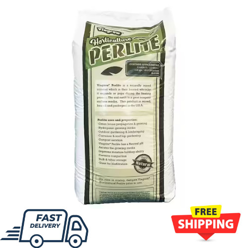 New 4 Cu. Ft. Perlite Gardening Greenhouse Growing Media Compost Aeration