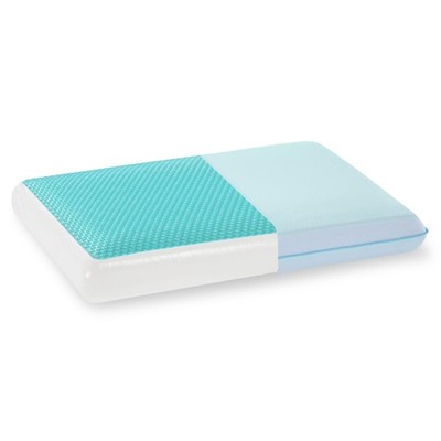 Cooling Memory Foam Pillow - Reversible Design, Neck for Side, Back, Stomach ...