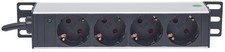 Intellinet 714020 Basic 1U Horizontal/Vertical Grey 4 AC Type F Outlet s With