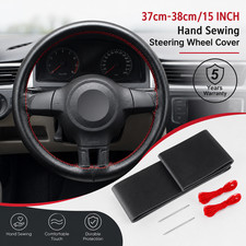 Black Red 15 Steering Wheel Cover Leather For Honda Element 2003-2011