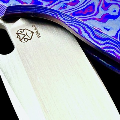 Poikilo Blade Gecko Midtech 1 Folding Knife – ZircuTi Handle