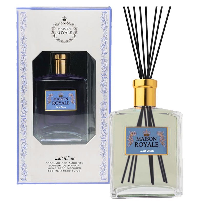 MAISON ROYALE Lait Blanc - Profumatore per Ambiente Orientale Vanigliato Dolce 500 ml - Immagine 2