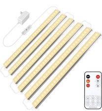 Under Cabinet Lights, Plug In, 6 Pcs, 12 Inch, Ultra Thin under Cabinet Lighting