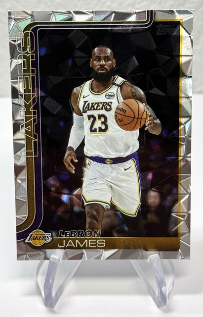 2025-26 Topps Basketball Lebron James #150 Silver Diamante Parallel #150