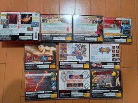 Lot 10 SNK Games V- Saturn console set Used 