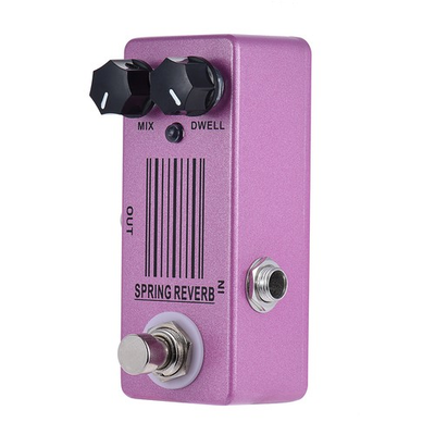 #ad MOSKY Spring Reverb Mini Bass Guitar Effect Pedal True Bypass Low Noise USA $33.41