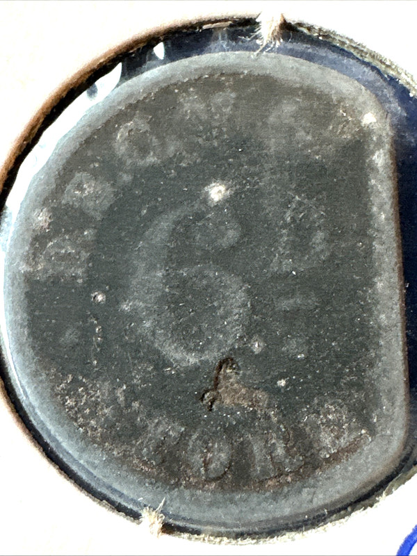 RARE TOKEN 1890s South Africa De Beers Mining Store  6D CounterStamped #2