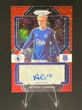 2022-23 Prizm Red Star Anthony Gordon auto #S-AGO Everton Newcastle FC Barcelona