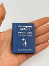 MINIATURA Per Aspera Ad Astra, Citazioni Latine, da Collezione