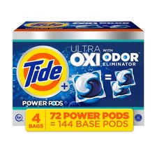 Tide Power PODS  Ultra OXI Laundary Detergent Pacs, 72 ct Great Price