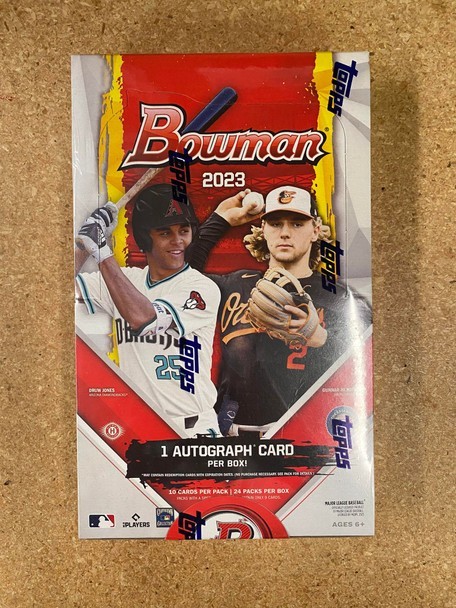 2023 Bowman Baseball Factory Sealed Hobby Box