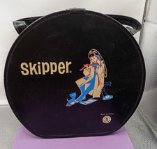 NO TARIFFS RARE 1960s Vintage Barbie Skipper Doll Black Case Made In France