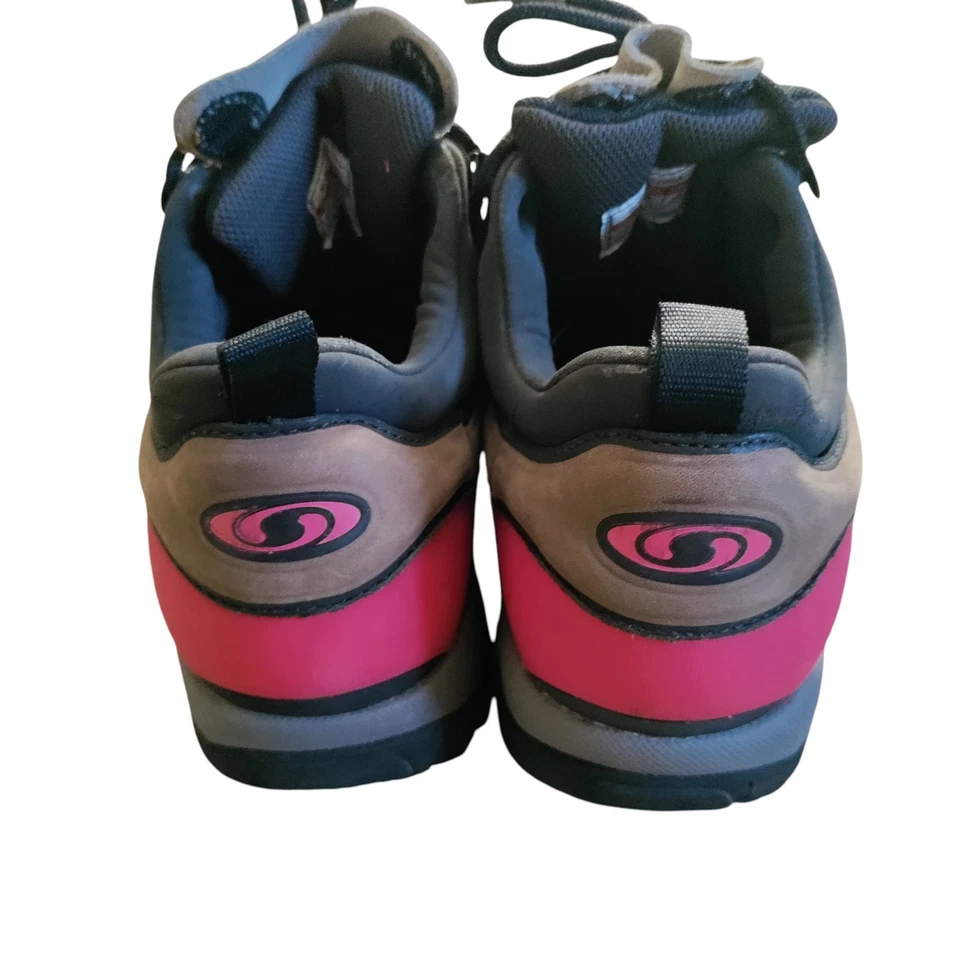 Y2K Salomon Streetwear Zapatos de Senderismo Para Mujer 9 Art No 871780 Rojo Negro Marrón... Foto 4 de 4