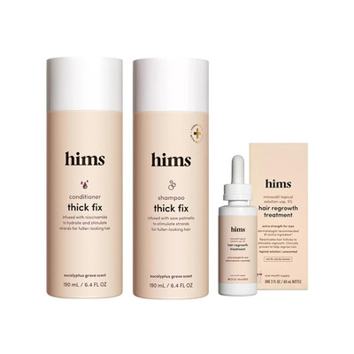 Hims Thick Fix Shampoo & Conditioner Set for Healthy Hair Growth & Thickening -