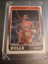 1988-89 Fleer - Scottie Pippen #20 Name Misspelled as Pippin on Back (RC)