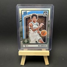 2024-25 Panini Donruss Optic - Rated Rookie AJ Johnson #277 Holo Prizm (RC)