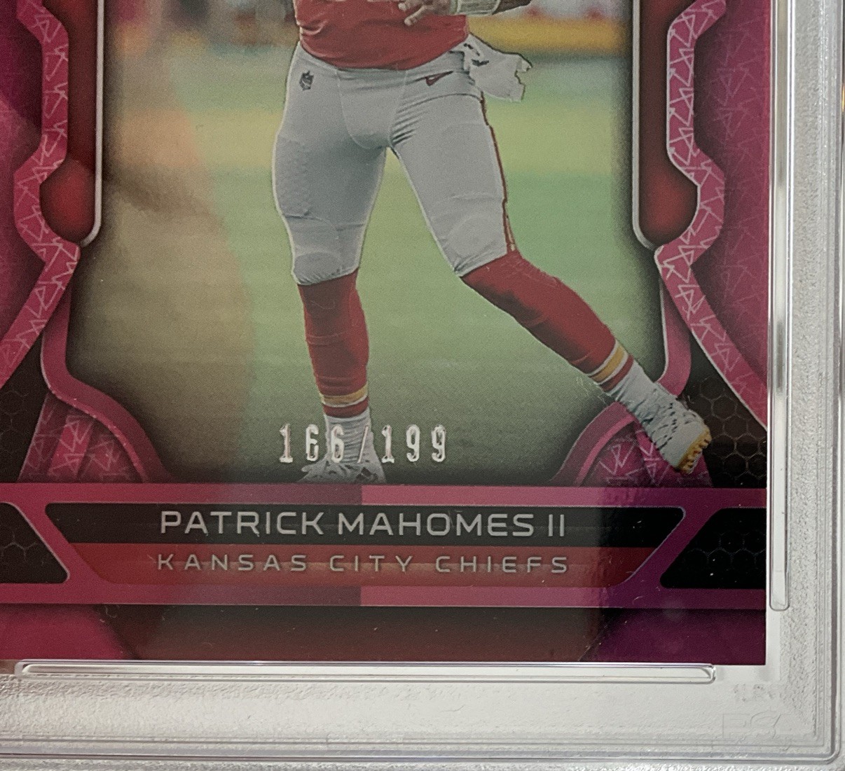 2022 Panini Certified - Patrick Mahomes II #46 Mirror Pink /199 PSA 10 view 3