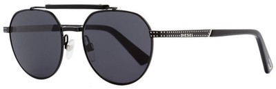 Diesel DL0239 Col.01A Black Round Metal Aviator Sunglasses Frame 52-18-145 LP