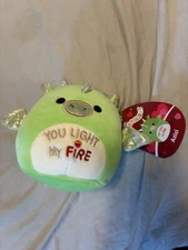 Original Squishmallows 4" Azizi The Valentines Day Dragon "You Light My Fire" 