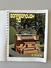 Rodgers Organ Scarborough 110-II Technical Manual And Service Information