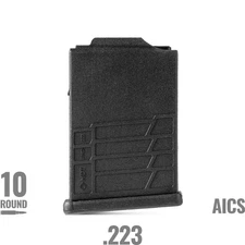 MDT Polymer AICS 10RD Magazine Bolt Action Rifles .223 Rem Black 106539-BLK