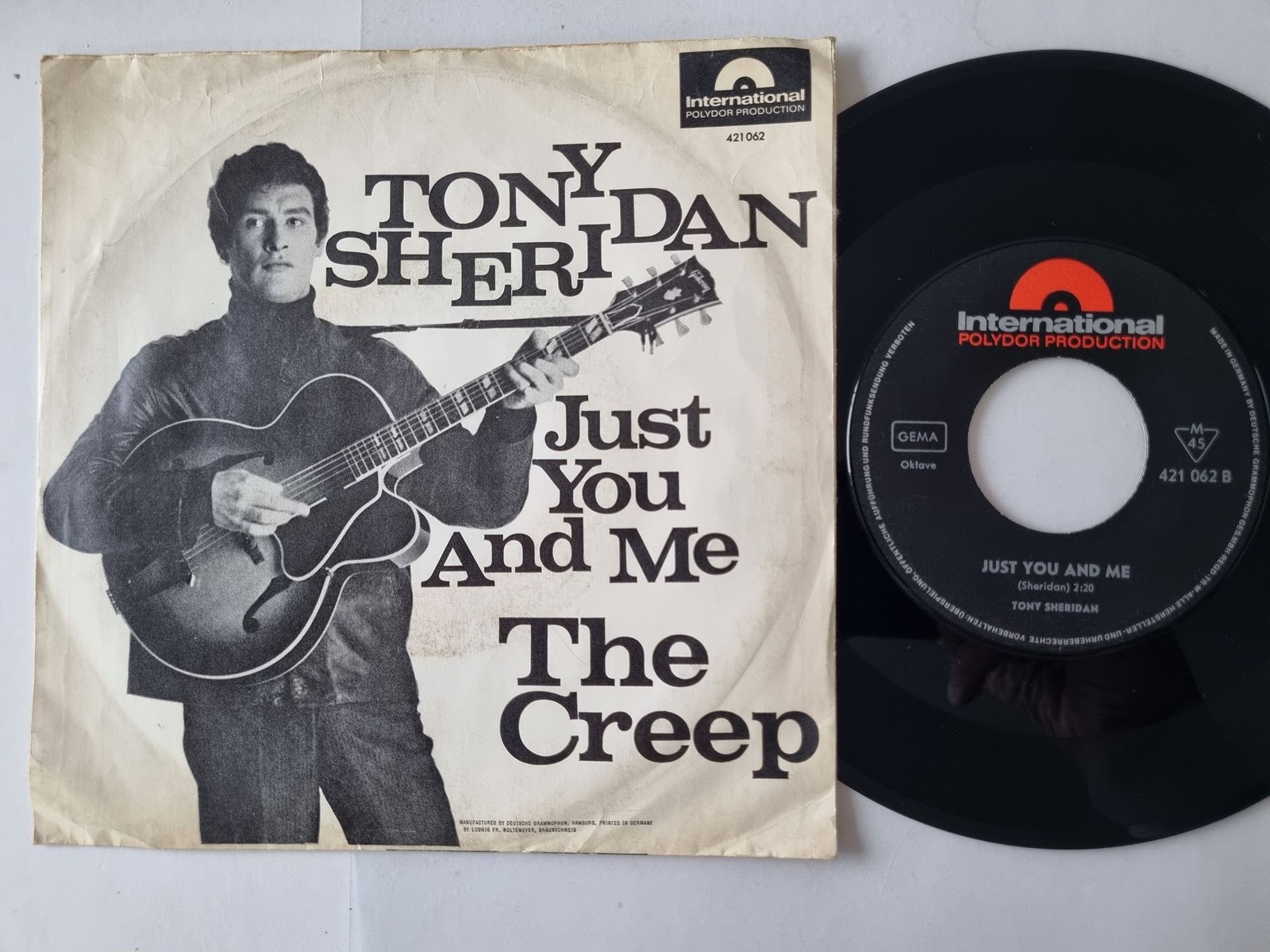 Tony Sheridan - Just You And Me 7'' Vinyl Germany