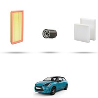 Hoffcar Wartungsset - 3 Filter FüR Citroen Ds3 1.2 Thp 96Kw Ab 2015