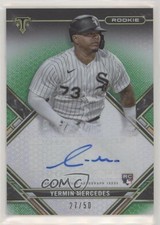 2021 Topps Triple Threads Rookie Emerald 27/50 Yermin Mercedes #RAC-YM Auto 02d2
