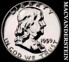 1959 Franklin Half Dollar- Silver Choice Gem Proof Luster No Reserve #i8048