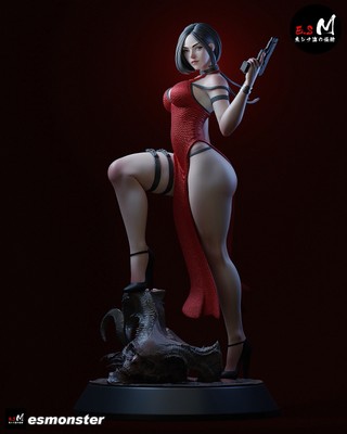 Ada Wong Resident Evil Garage Kit 3D Print Model 1:6 UNPAINTED UNASSEMBLED