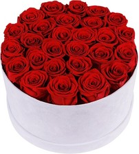 27 Preserved Roses in a Box, Birthday Gifts for Women, Romantic Anniversary W...