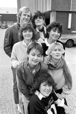 Dr Who actor Peter Davison past present assistants Louise Jameson - Old Photo