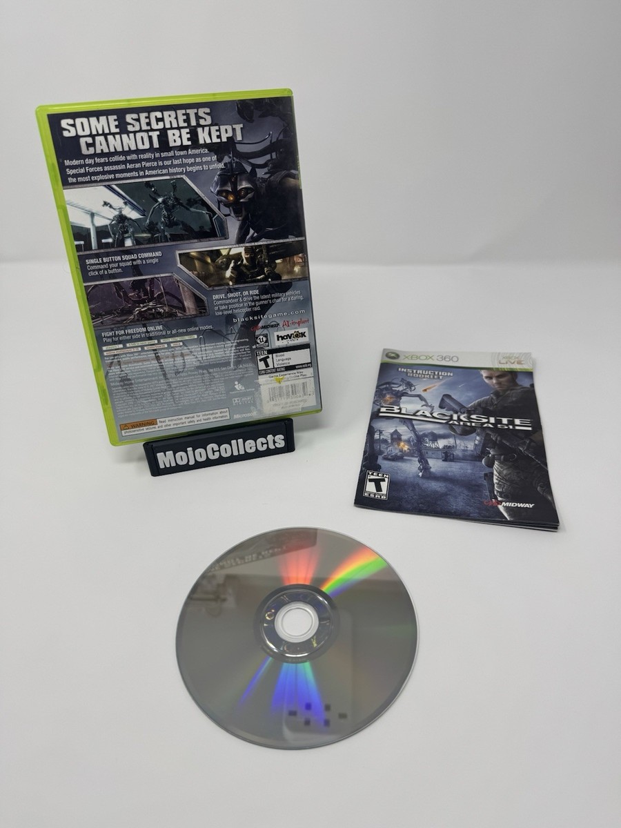 BlackSite: Area 51 – Xbox 360 – Complete in Box – Tested & Working