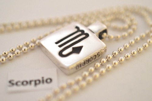Horóscopo de plata esterlina 925 signo estrella signo superior con cadena de plata esterlina - Imagen 45 de 72
