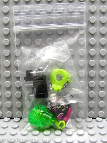 NEW Lego Alien Conquest Cyborg PIRATE VILLAIN Minifigure 7066 Green Minifig Head - Picture 4 of 4
