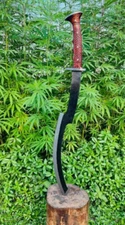 32" Custom Handmade Carbon Steel Egyptian Khopesh Sword Hunting Sword W/Sheath