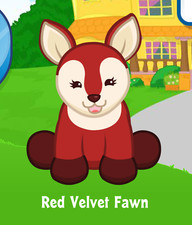 Webkinz Red Velvet Fawn Virtual PET Adoption Code Only Messaged Webkinz Fawn Pet