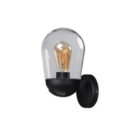 IP44 Wandleuchte Liego Schwarz Wandlampe Outdoor Wall Light Aussenleuchte