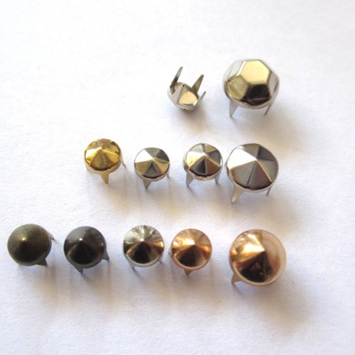 100 Pcs Rivets Hexagonaux Vêtements Accessoires boutiques pour Chaussures Punk