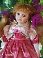 Collectible porcelain doll h40cm equal to new gift idea