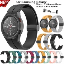 Official Silicone Band Strap for Samsung Galaxy Watch 5 Pro 45mm 4 5 44mm Belt