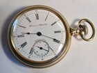 Selling "As Is" Running Condition Antique Hampden Pocket Watch 17 Jewels