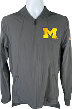 Nike Basketball Men s Gray U of M Michigan Fu...