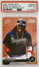 2020 Topps Now Ronald Acuna Jr. “Road To Opening Day Summer Camp” PSA 10 💎
