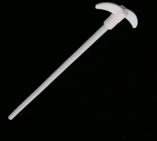 PTFE Coated Stainless Steel Stirring Rod for Laboratory Use L 250mm W