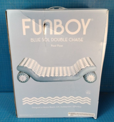 Funboy Checkered Dual Chaise Lounger Pool Float (w)