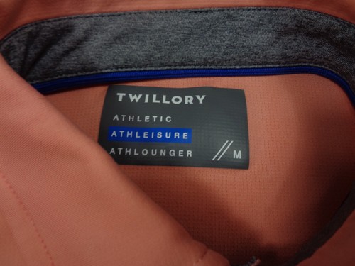 Twillory Poloshirt Herren Medium Orange Athleisure Performance Stretch Golf - Bild 4 von 9