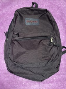 plain black jansport backpack